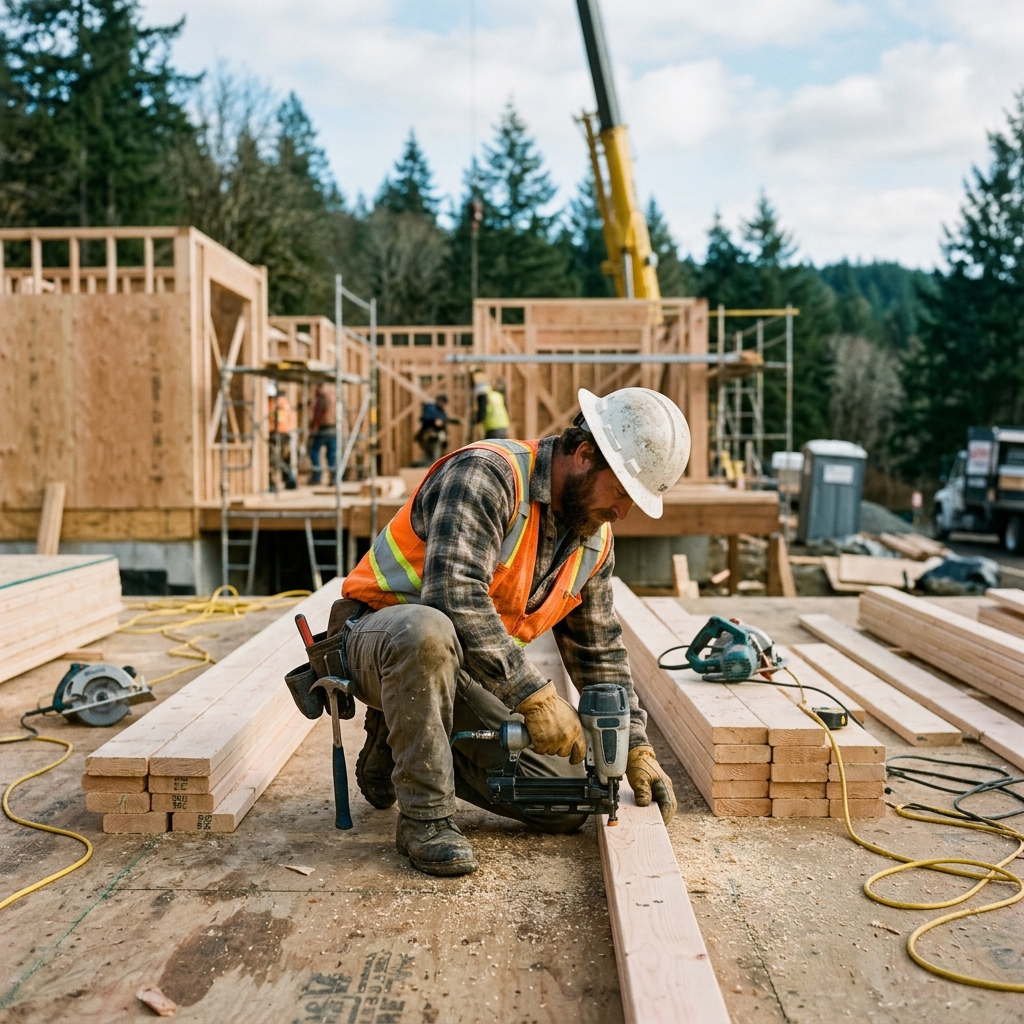 Owner-operated business professional reviewing a project